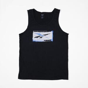 Reebok Men Graphic Tank Black Size M